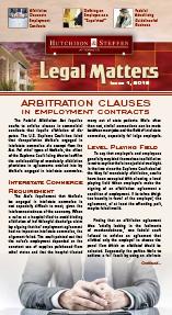 Legal Matters - Spring 2016