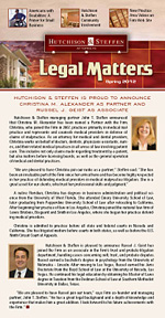 Legal Matters - Spring 2012