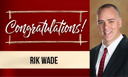 Congrats Rik Wade