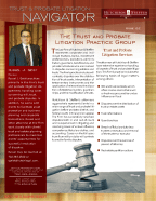 Trust & Probate Litigation Navigator - Issue 22