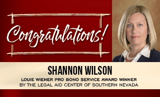Congrats Shannon Wilson