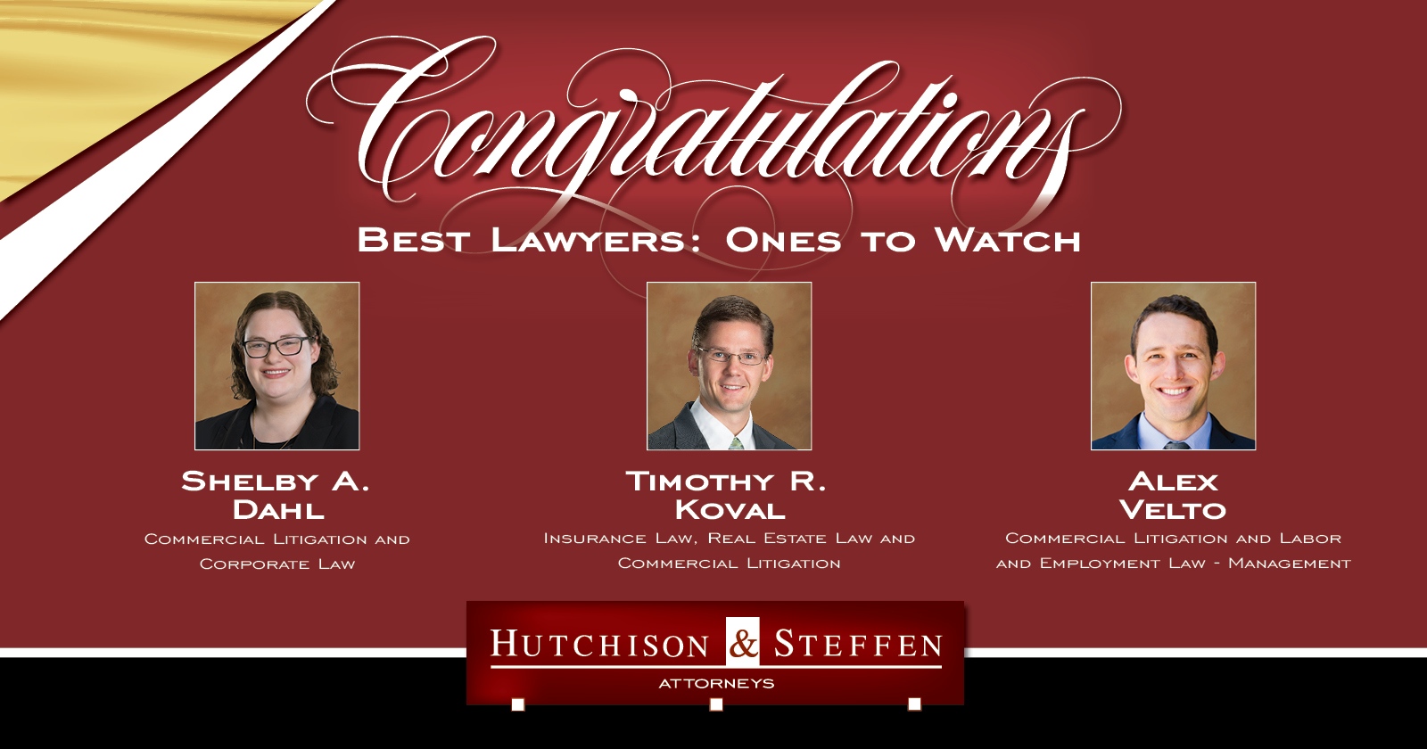 Congratulations Best Lawyers: Ones To Watch