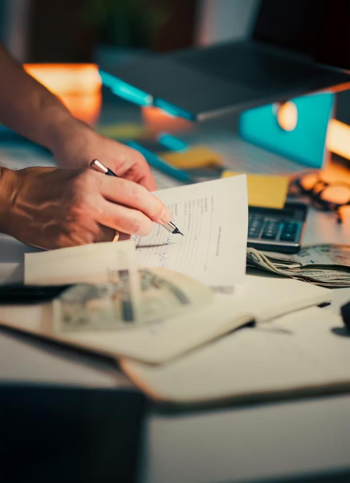 Trust Beneficiary Reviewing Estate Documents